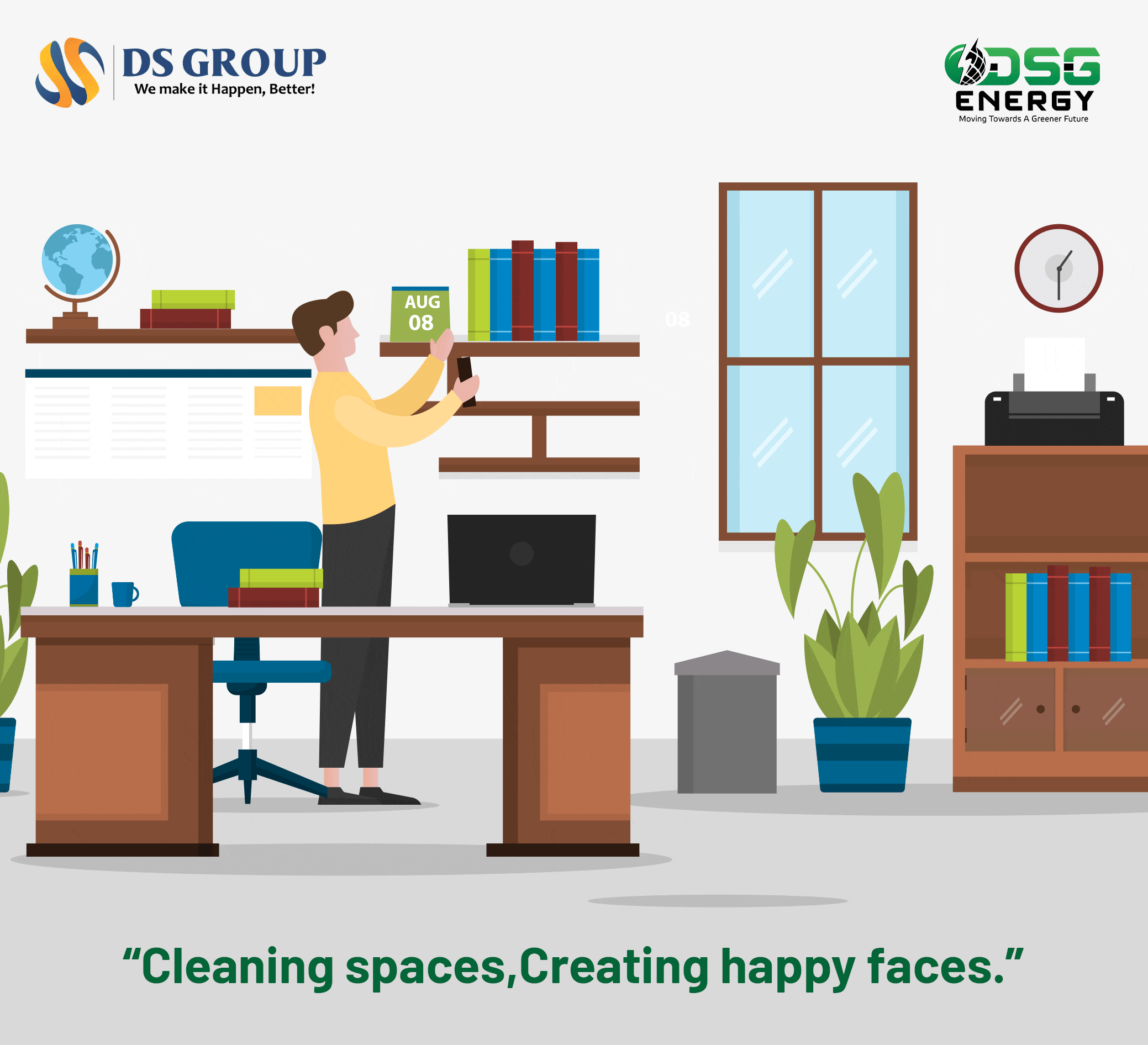 Clean Office GIF